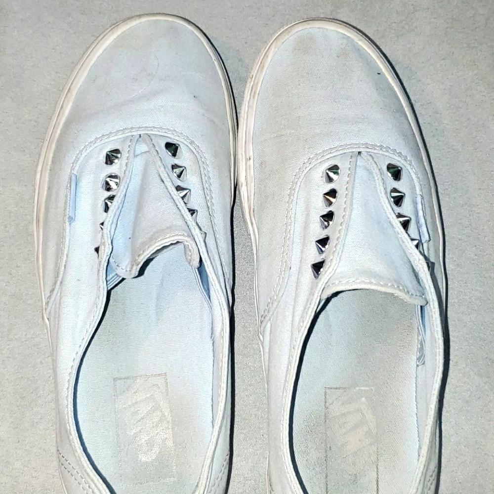 Blue Studded Vans